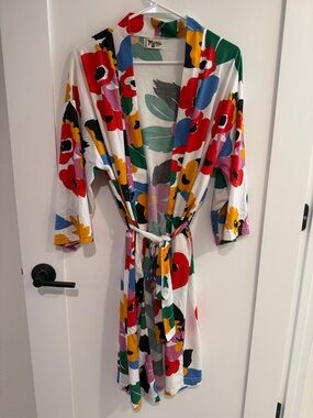 Show Me Your Mumu Robe Multicolor Floral with Belt